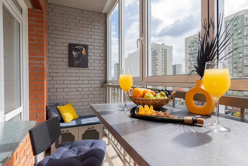 Квартира Хэппи Хаус Студия в стиле лофт в Кузьминках — Омск