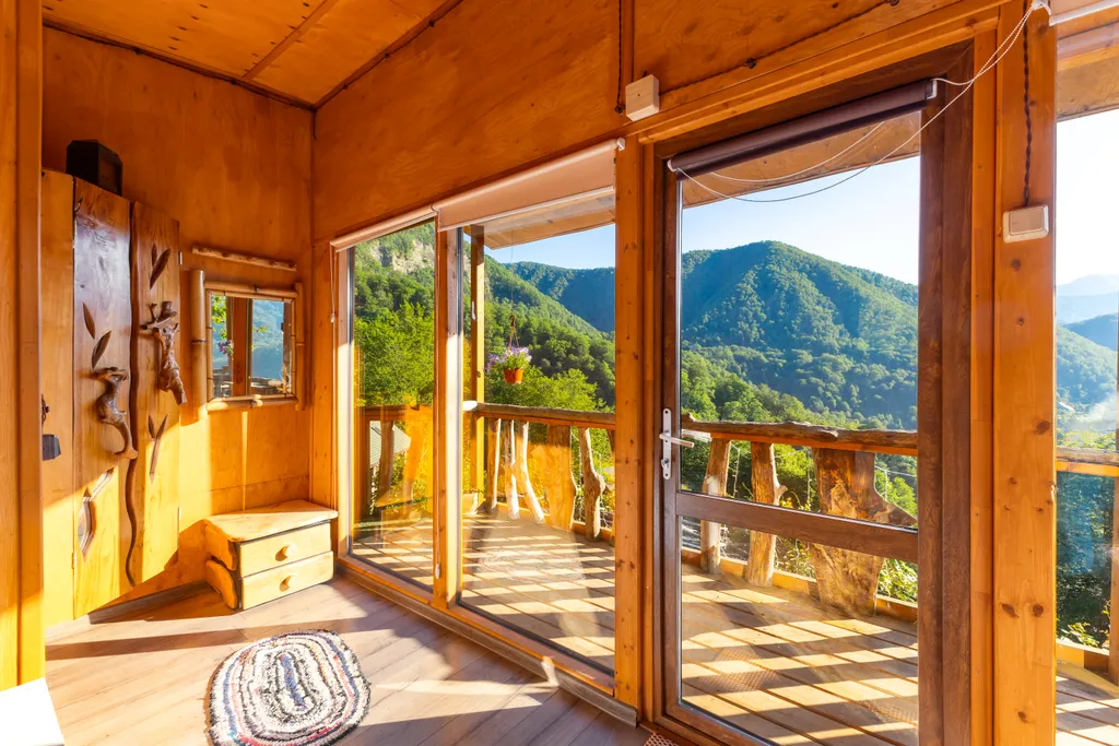 Коттедж Глемпинг с видом на горы — Пластунка