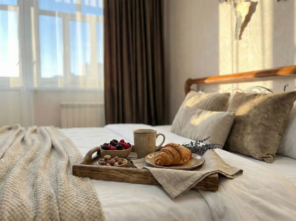 Уютная квартира с балконом в центре города