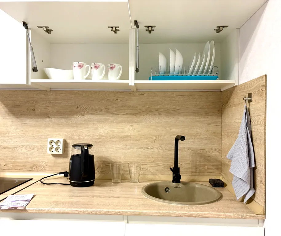 Светлая студия в новостройке на Южном с панорамными окнами