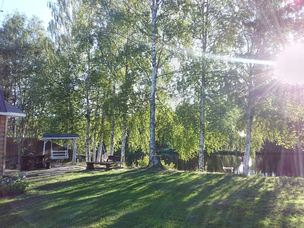 Дом на берегу реки в живописном месте, рядом озеро Сямозеро