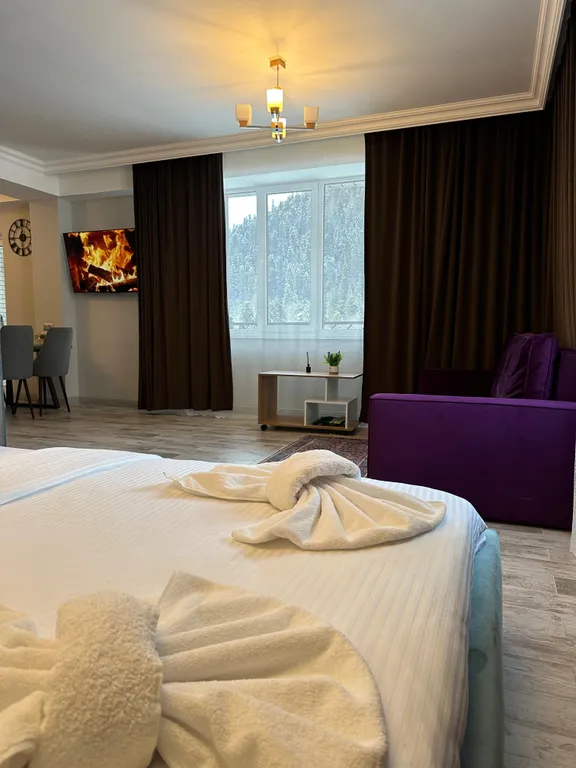 Квартира с дизайнерским евроремонтом и кухонной зоной