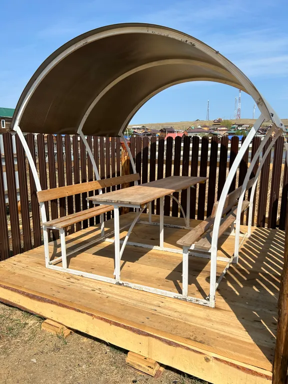 Уютный номер с двухместной кроватью и кресло-кроватью №3