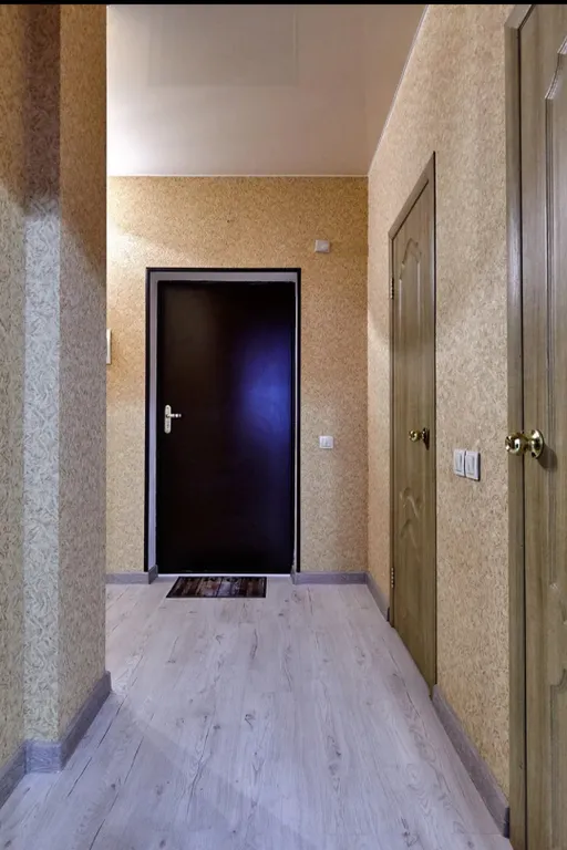 Апартаменты Оранж с диваном в кухне-гостиной