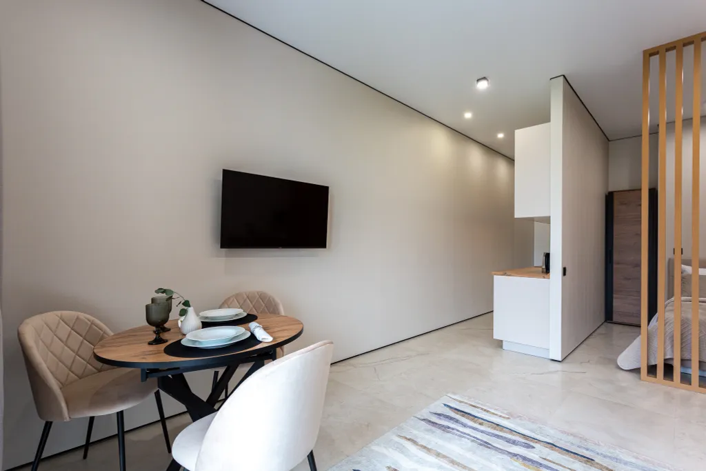 Стильная квартира с видом на горы