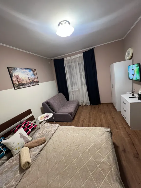 Видовая 1 комнатная квартира на 17 этаже — аренда посуточно в Пушкино