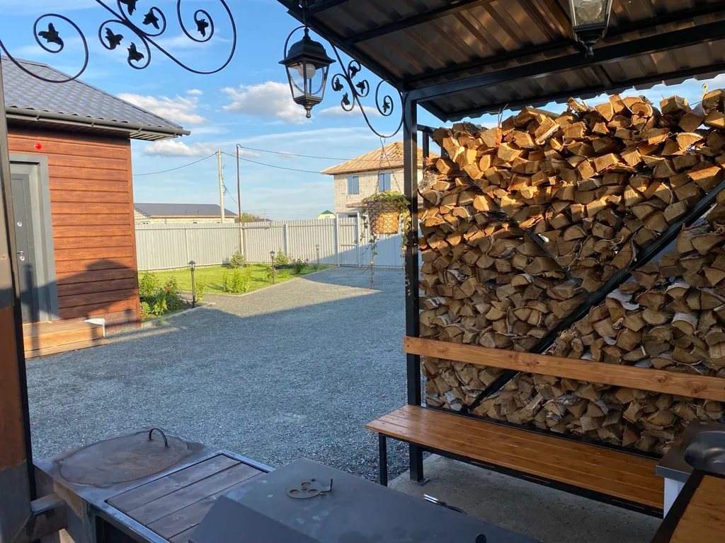 Дом баня с бассейном