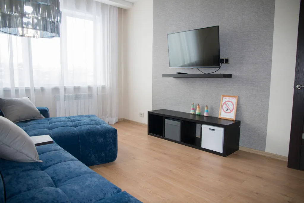 Двухкомнатная квартира с джакузи, теплым полом и кондиционером