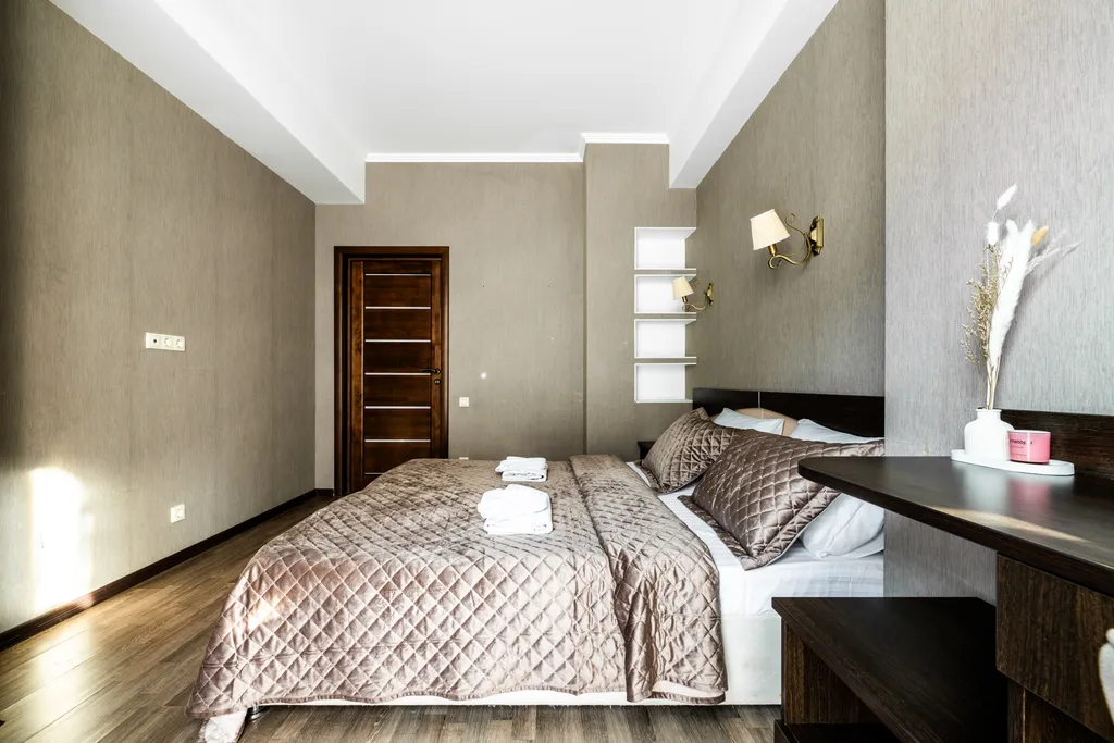 Апартаменты с балконом, 2 этаж, Семейное гнездышко с панорамой