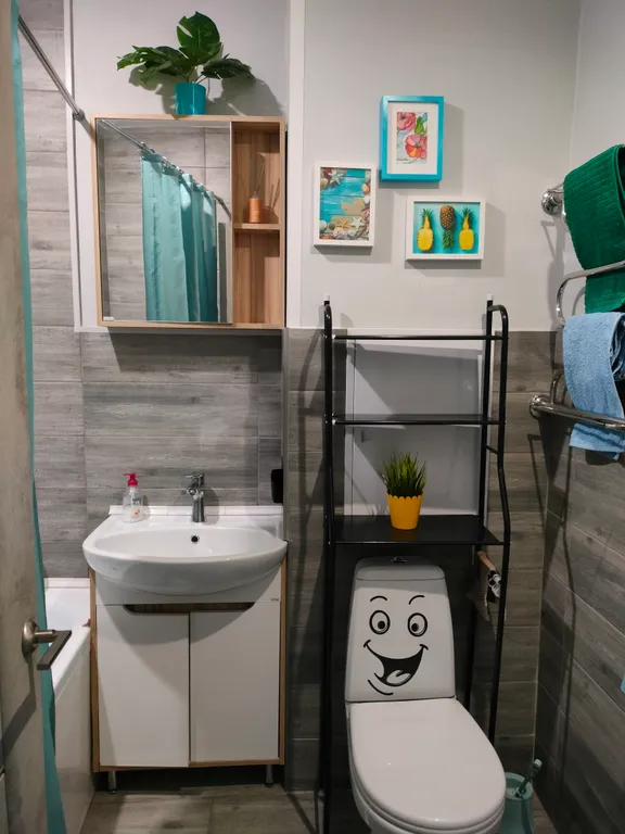 Уютная студия в новостройке с понарамными окнами