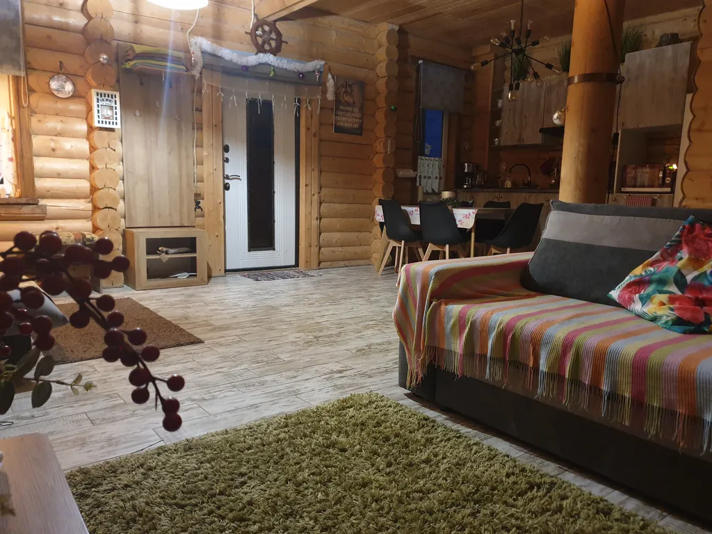 Экологический дом - сруб на побережье Балтийского моря