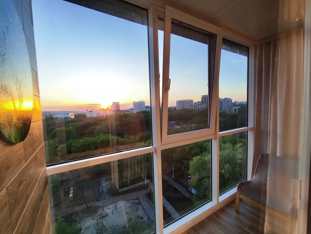 Центр города с видом на парк