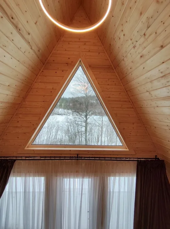 Дом A-frame на Ладожском озере