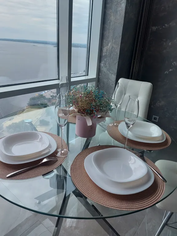 Квартира Волга Скай вид с высоты птичьего полета — аренда посуточно в Саратов