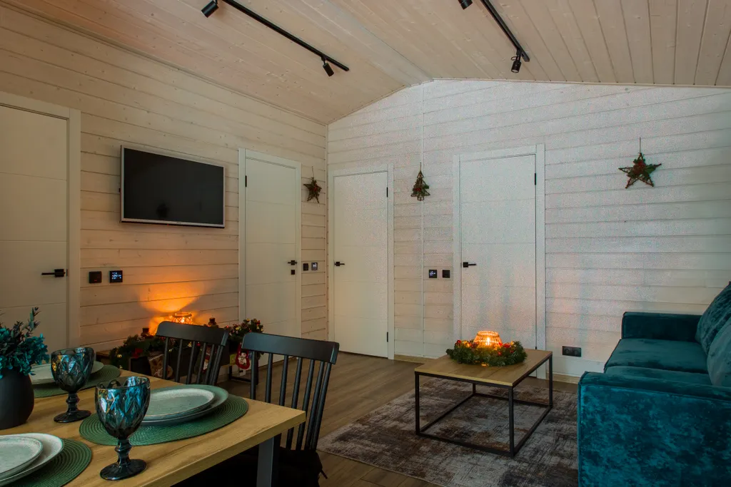 Новый уютный дом с русской баней и сибирским банным чаном