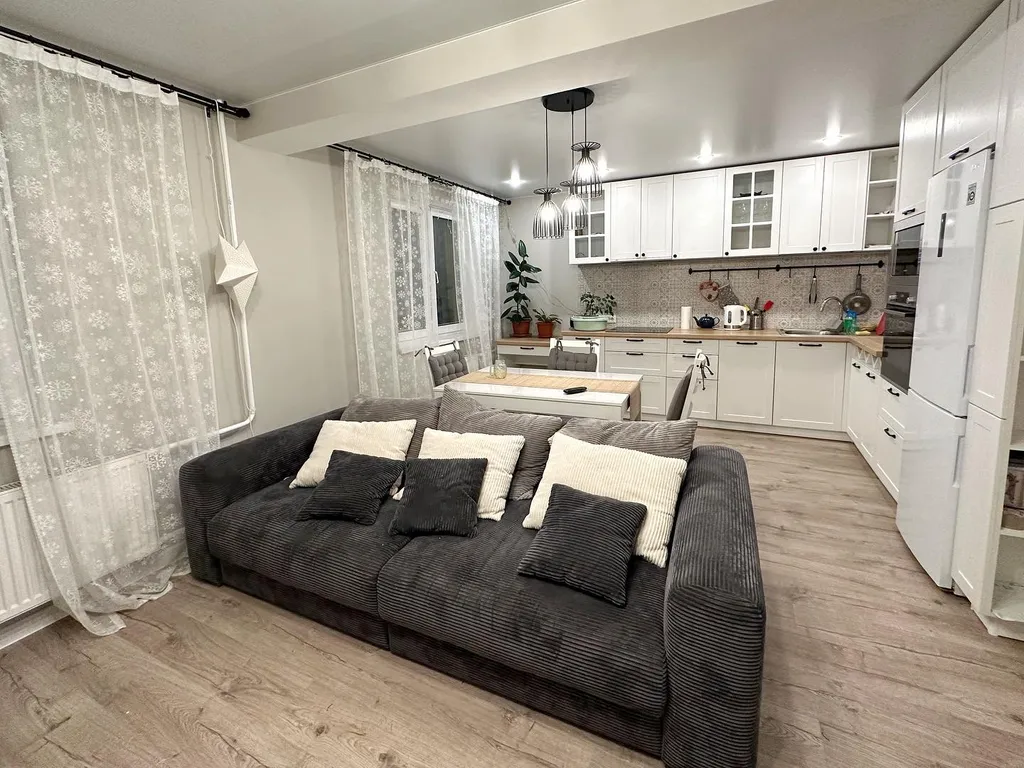 Скандинавия - евро 3-комнатная квартира в ЖК чистые пруды