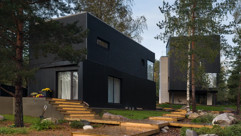 Апартаменты с панорамными окнами с видом на реку Вуокса