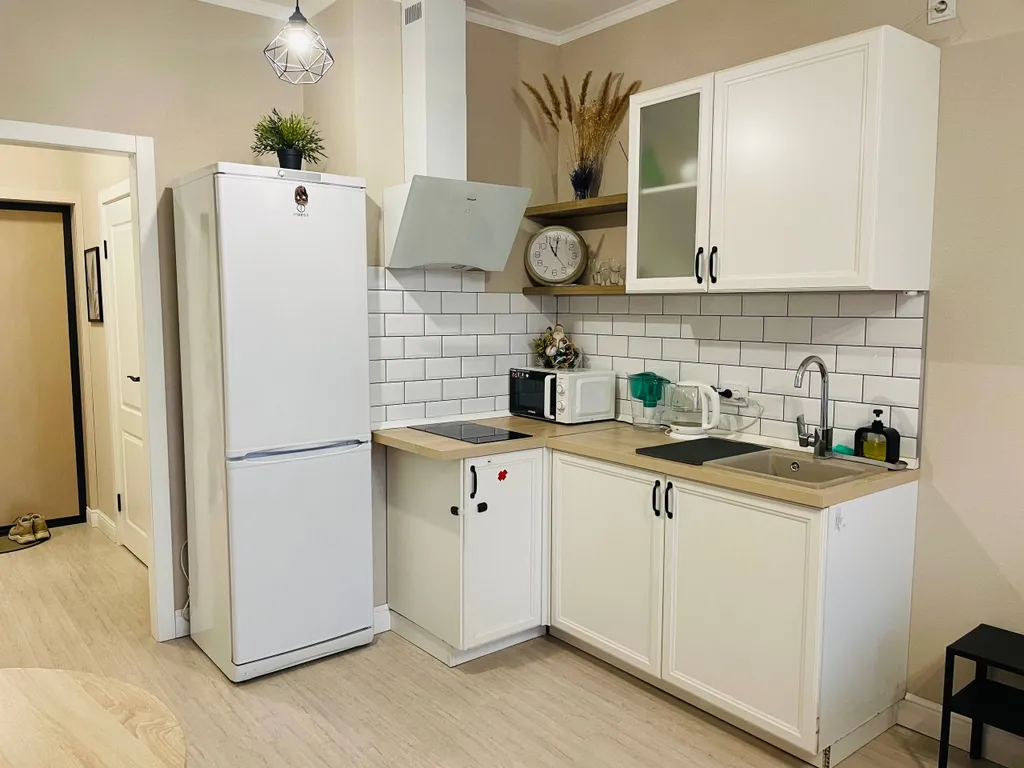 Квартира Квартира Уютная студия для командировочных, пар и пар с детьми — Шушары