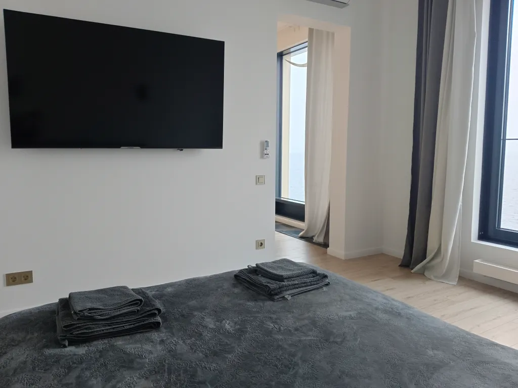 Квартира Квартира Евро-студия с видом на Финский залив — Санкт-Петербург