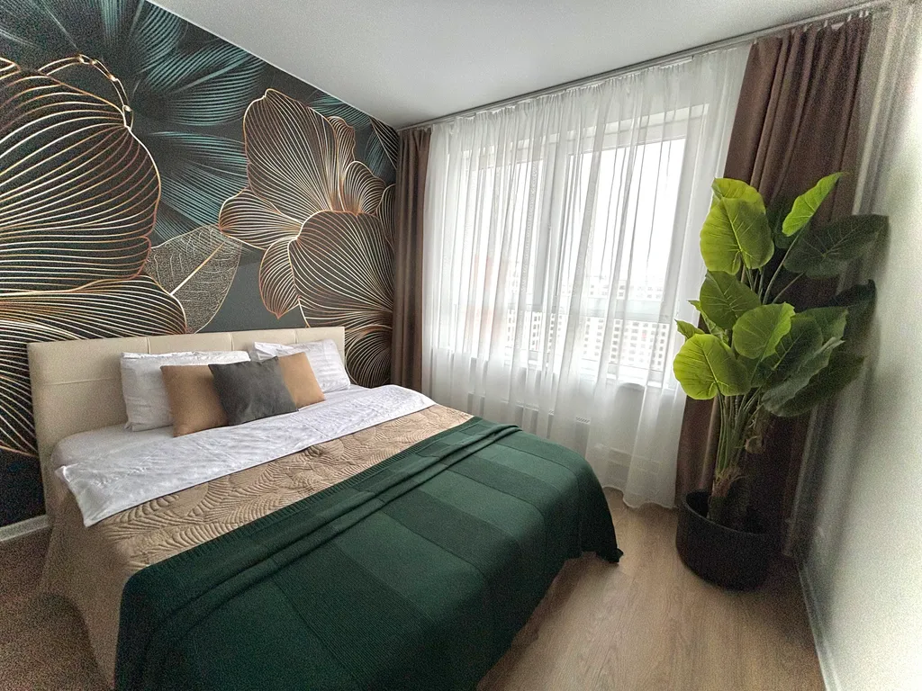 Квартира Квартира Стильная евродвушка у аквапарка — Ярославль