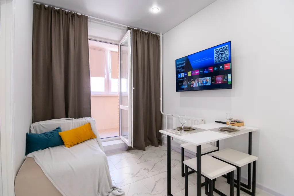 Апартаменты с стильным ремонтом на троих