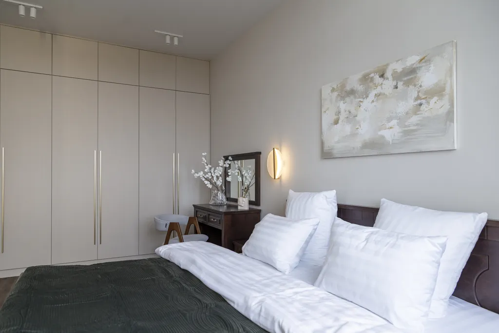 Дизайнерские апартаменты Атмосфера с уютным балконом