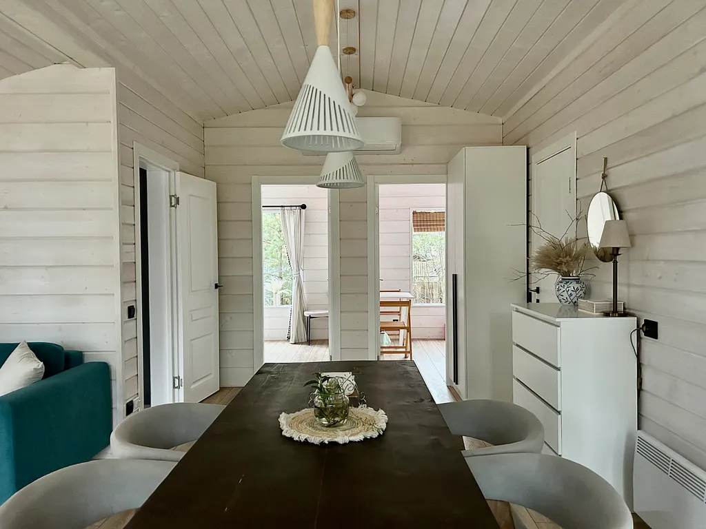 Коттедж Коттедж у озера с камином Сосновый Дом — Орехово