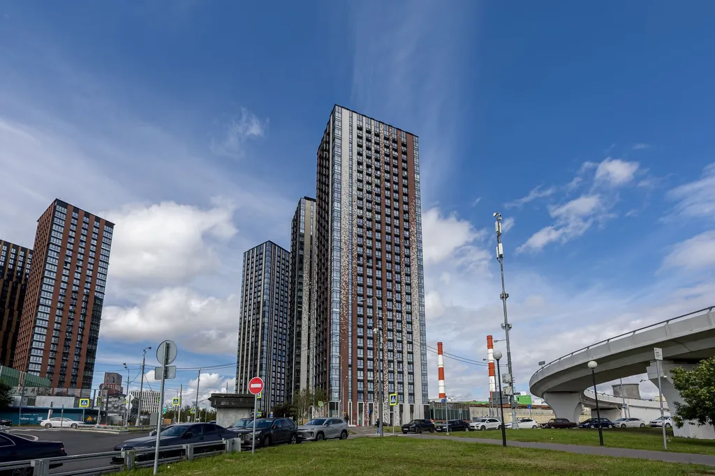 Квартира Квартира Студия с видом на город в ЖК Метрополия — Москва