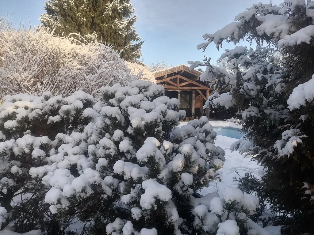 Домик в деревне с бассейном