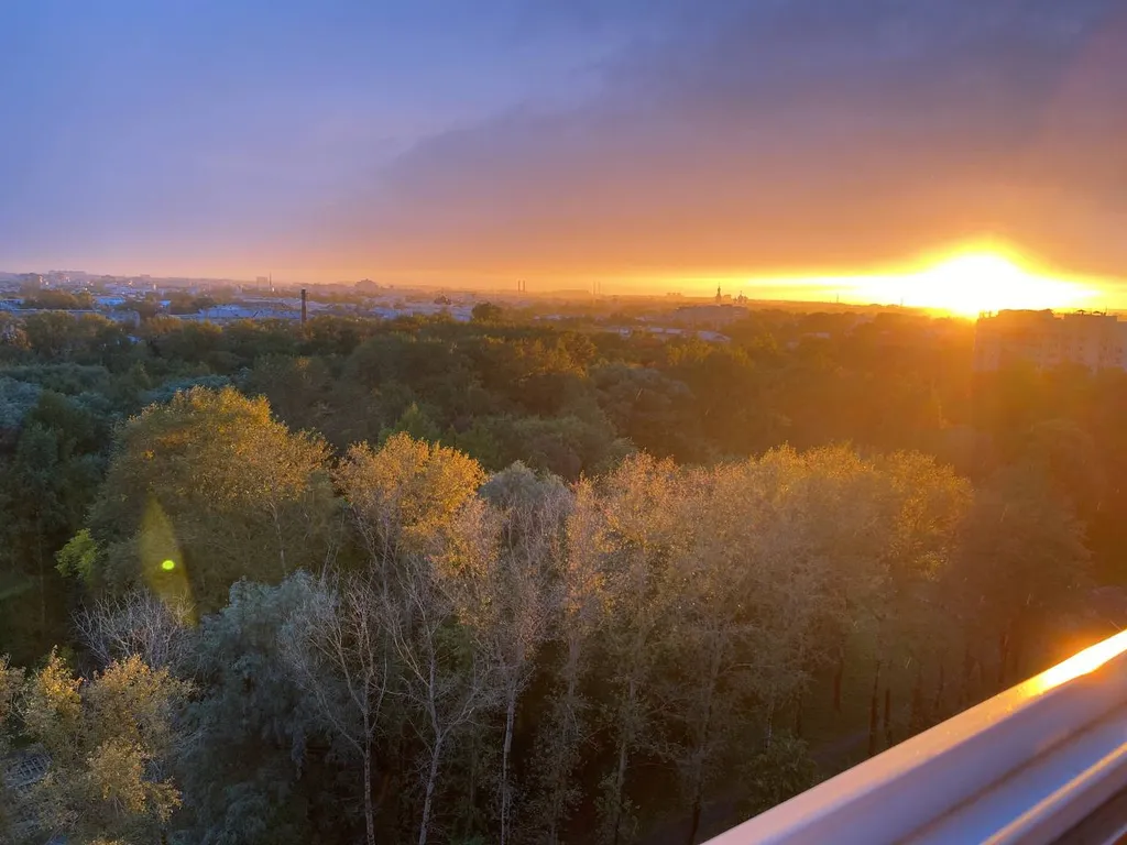 Апартаменты с видом на парк рядом с центром