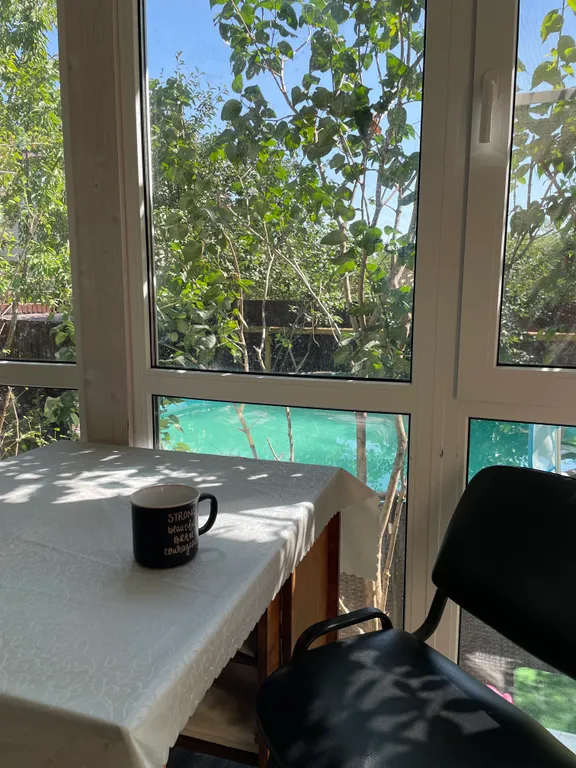 Уютный дом с терассой и сауной