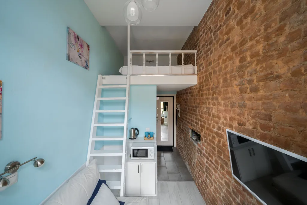 Квартира Квартира Компактная студия  New Horizon Есения в историческом центре Питера — Санкт-Петербург