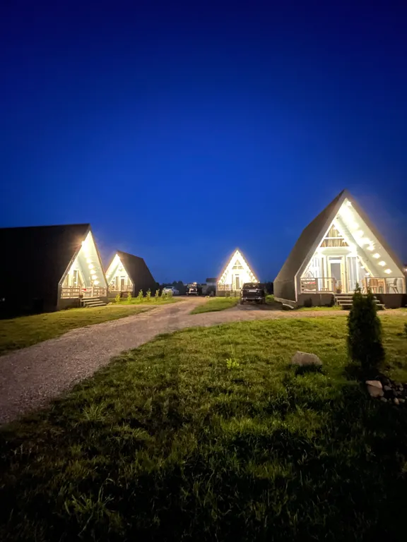 Коттедж Уютный дом аттик А-фрейм у Снетковского озера — Ларионово