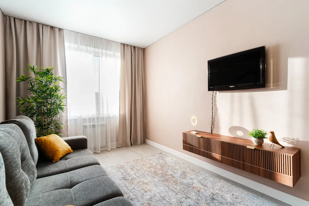 Евро-двушка в новом ЖК - до 3 гостей