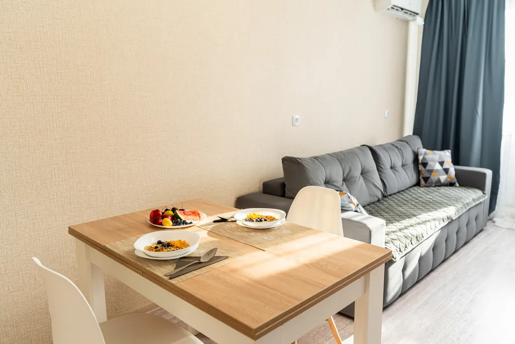 Уютная квартира в ЖК Алексино с видом на море и горы