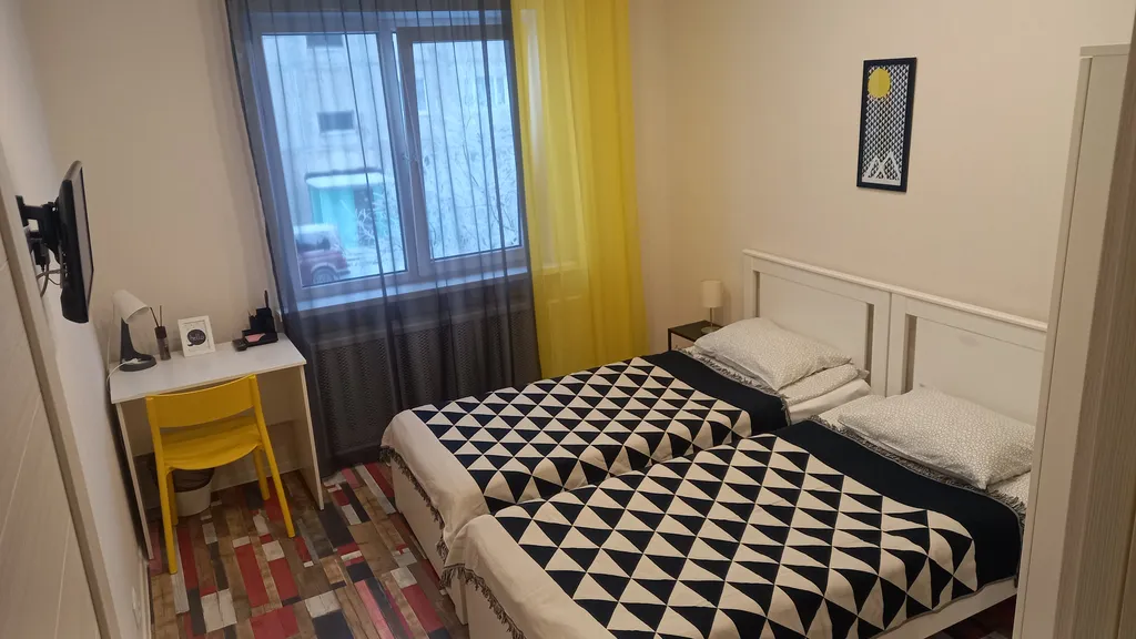 Апартаменты с видом на горнолыжный склон