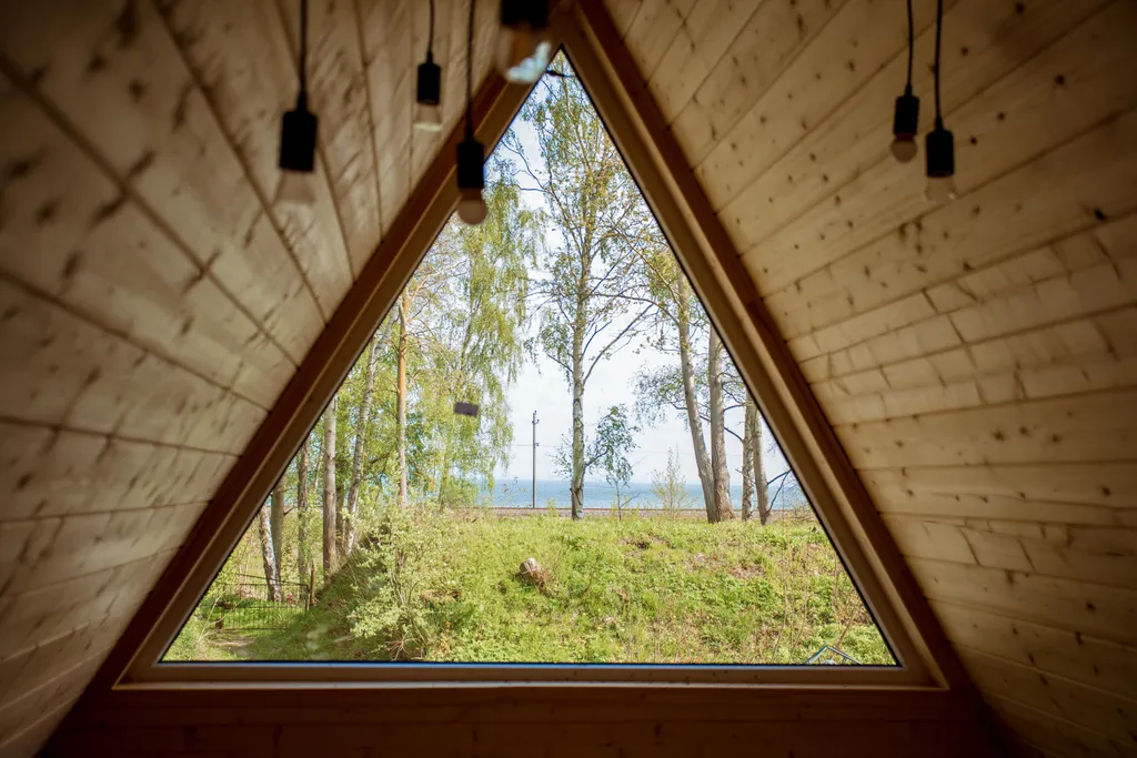 A-frame с видом на Приморскую бухту