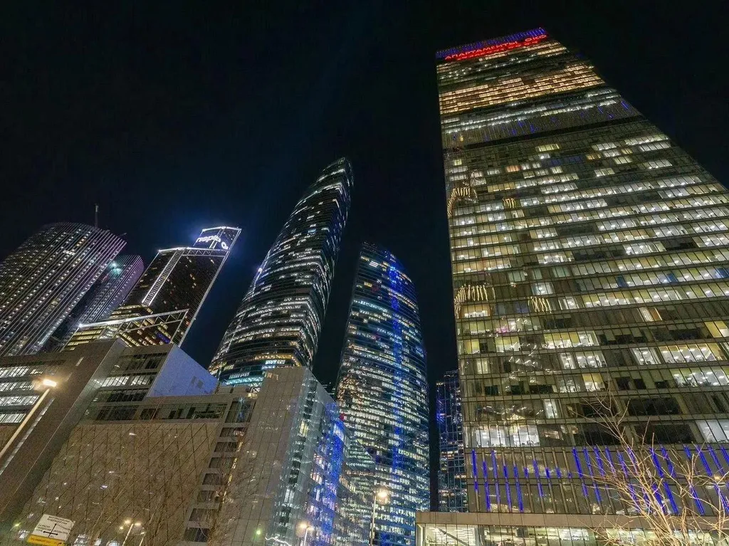 Квартира Квартира Sky City Moscow Уютная Студия на 43 этаже с видом на закат! Lux дизайн — Москва