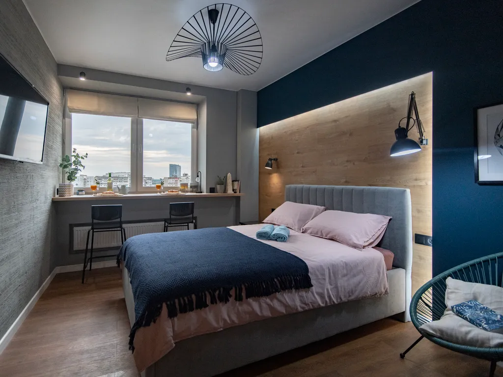 Стильная гостевая студия Небеса в МФК Созвездие