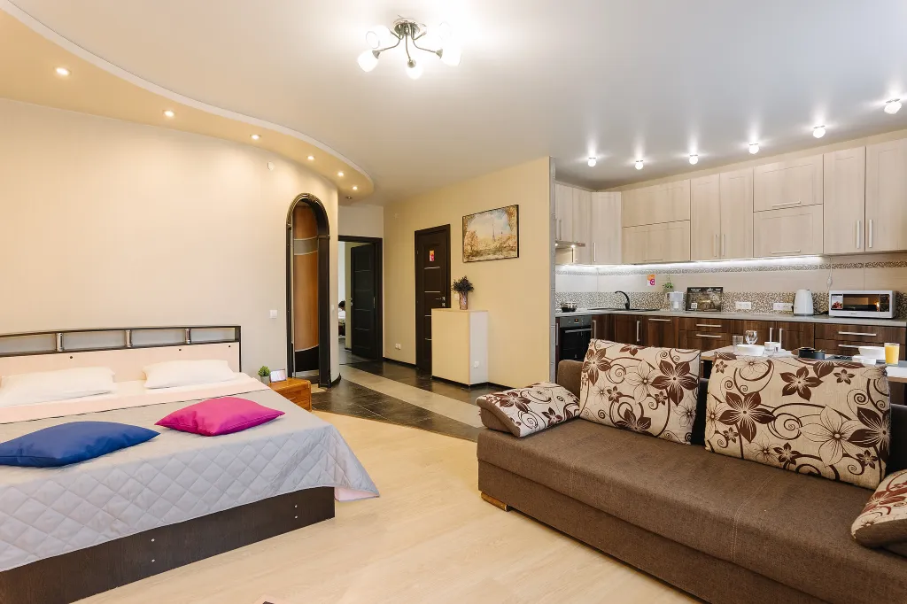 Просторные апартаменты с видом на речку