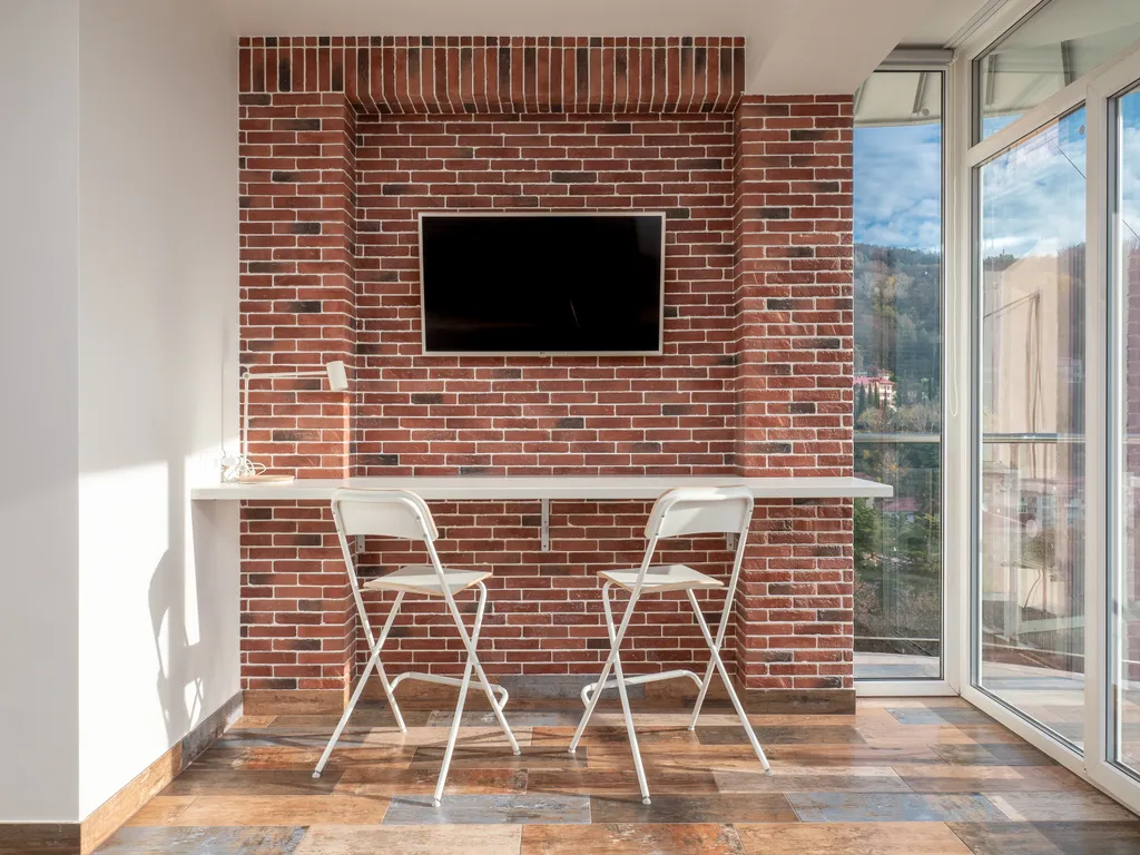 Квартира в Сочи с балконом, ровное место, вид на море, центр Хосты