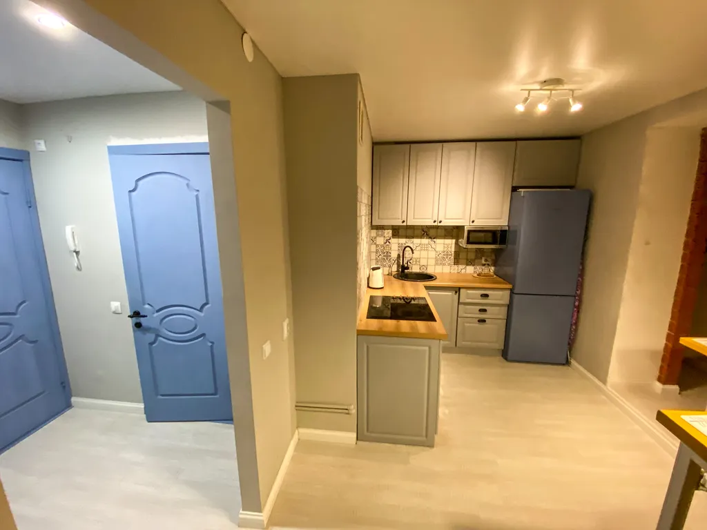 Студия с красивым закатом