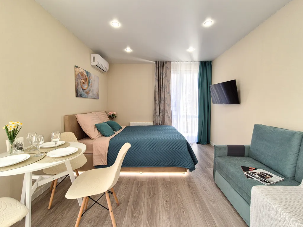 Квартира с двумя балконами и потрясающими закатами