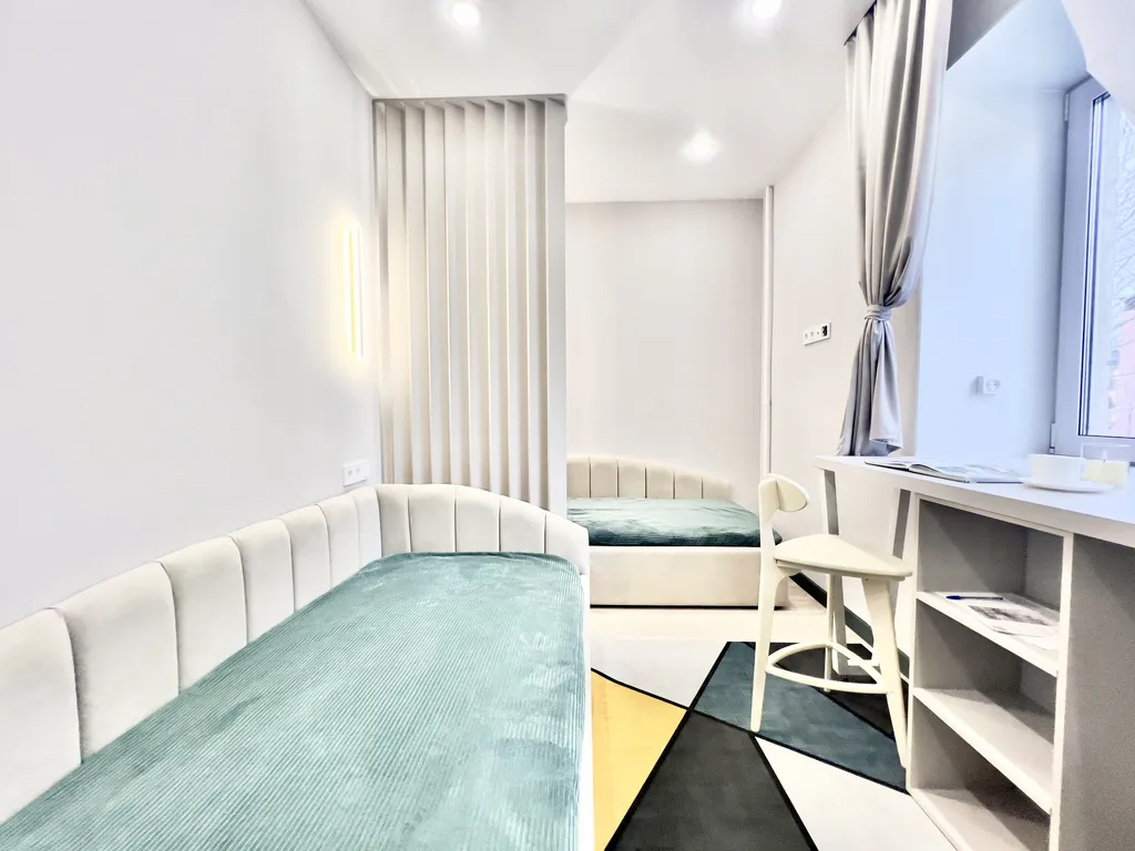 Апартаменты на Тюменском Арбате с видом на Бульвар Дзержинского