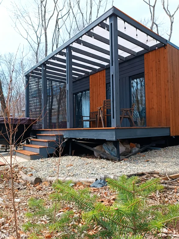 Новый дом с чаном в черте города в 5 минутах от моря