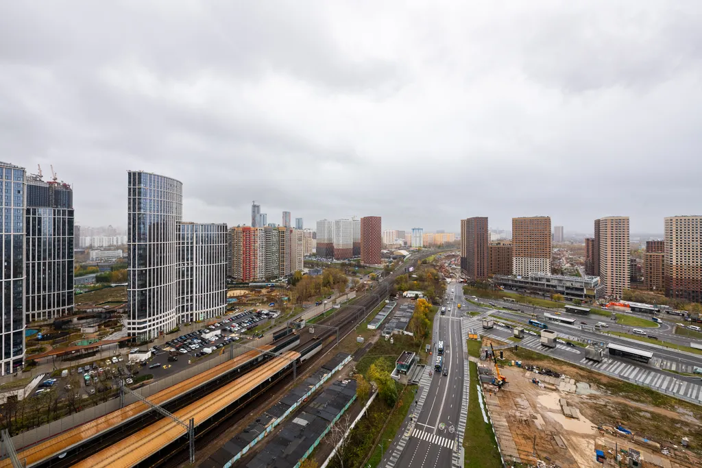 Квартира Квартира Космическая видовая евротрёшка — Москва