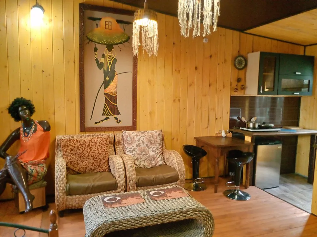 Дачный дом у моря в африканском стиле