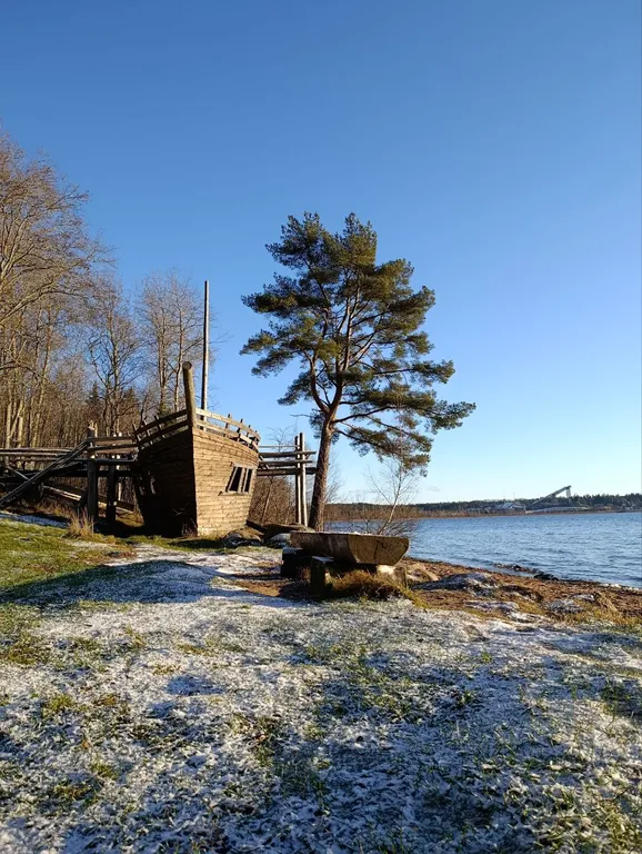 Дом с сауной у озера