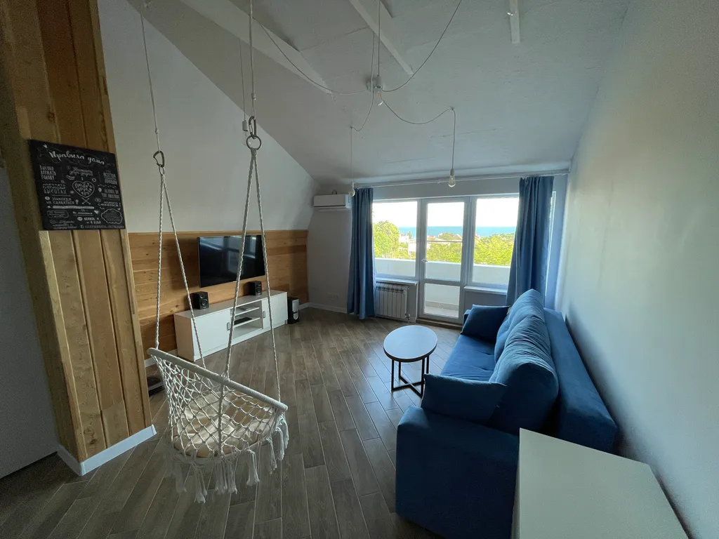 Просторная квартира-мансарда с прекрасным видом