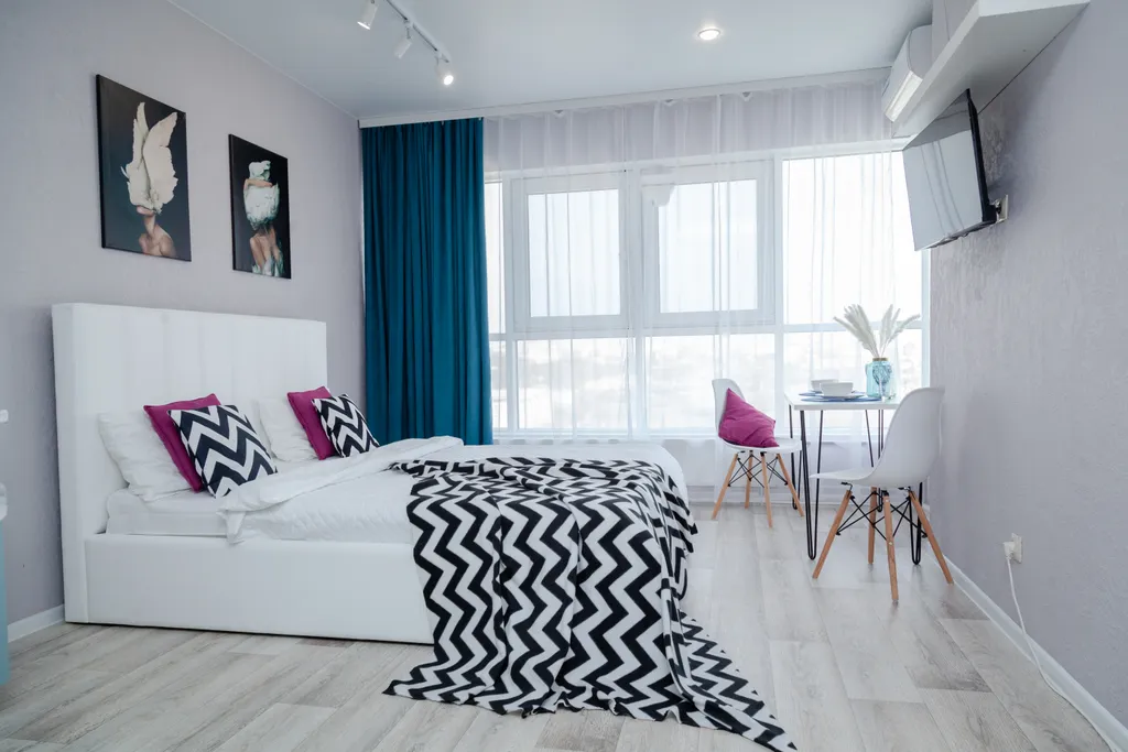 Квартира Студия Birds на 23 этаже с панорамным видом на реку — аренда посуточно в Ульяновск